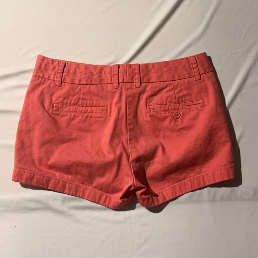 J.Crew Chino Shorts Women’s Size 2 Coral Pink Summer Casual Preppy - Picture 7 of 7